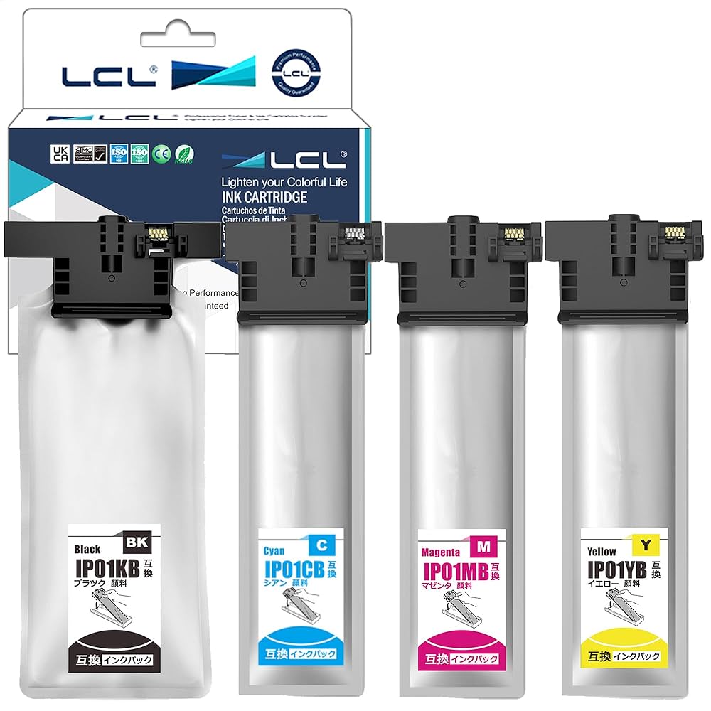 エプソン4色2セット 純正カートリッジ PX-M884,885シリーズ IP01 Amazon.co.jp: LCL エプソン用 IP01 IP01B IP01KB IP01CB IP01MB